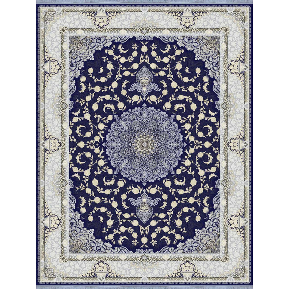 Machine-made carpet 1000 combs, 14 colors, full-embossed Seronaz oceanic design