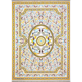 Machine-made carpet 1200 Reeds, nian design