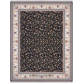 Makine halısı 1200 tarak, lacivert Sahand desenli